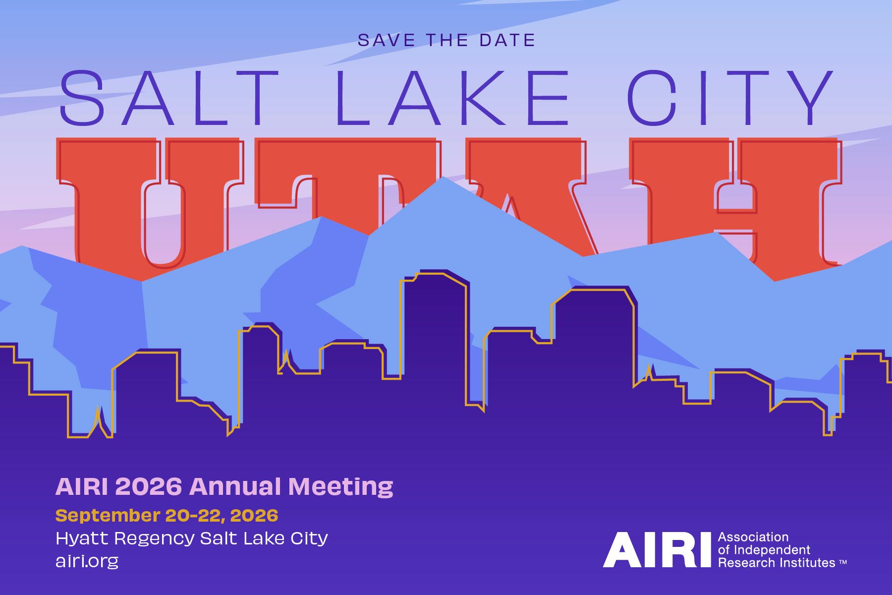 AIRI conference banner image